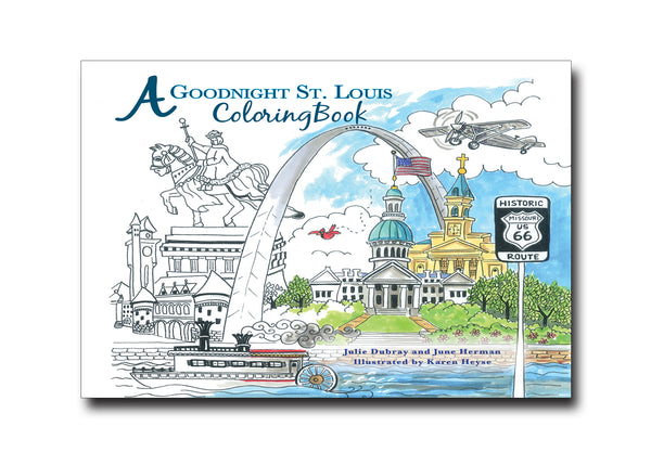 A Goodnight St. Louis Coloring Book<br>Soft Cover Only<br><br>Available Online and<br>at Retailers