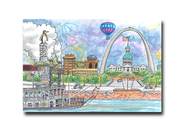 Goodnight St. Louis<br>Note Cards Series 3<br><br>Available Online and<br>at Retailers
